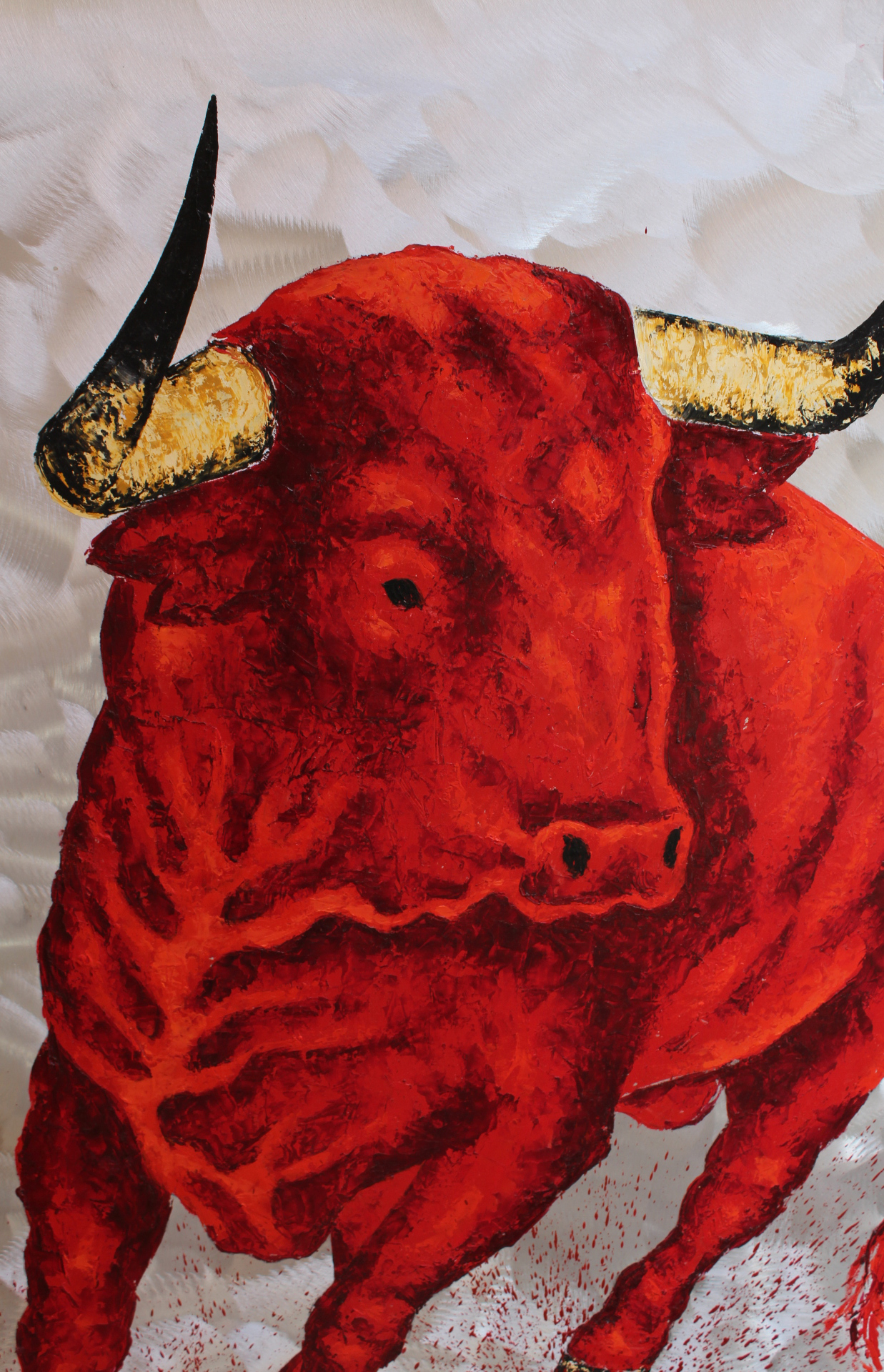 Bull painting Close-up, Palma
