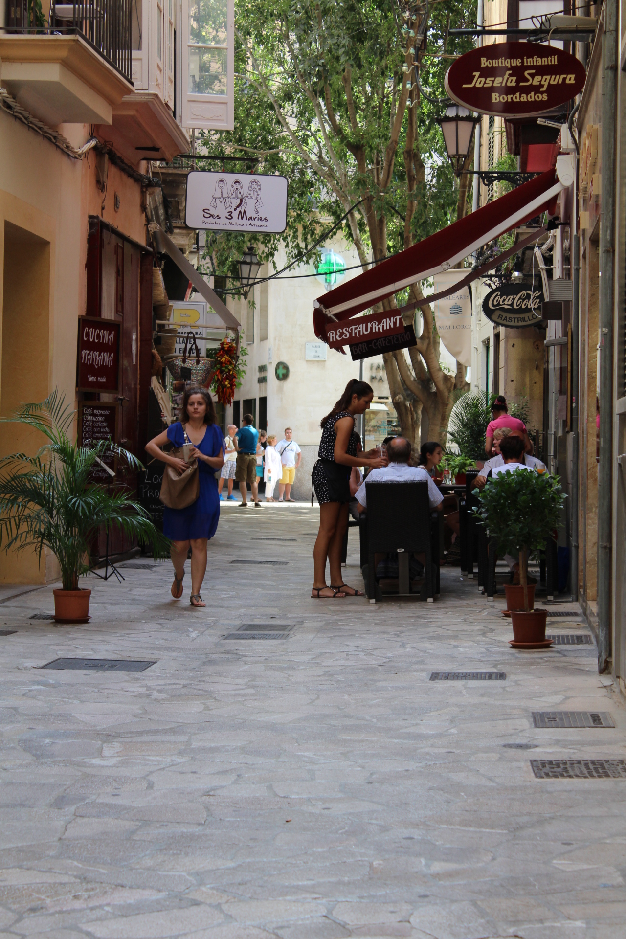 Street in Palma De Mallorca, Spain
